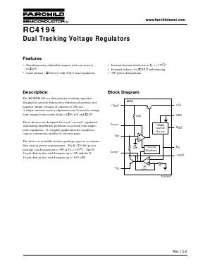 RM4194D Datasheet PDF Fairchild Semiconductor