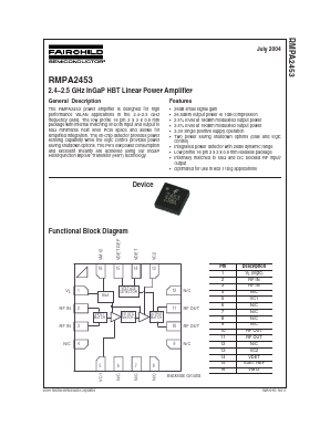 RMPA2453 Datasheet PDF Fairchild Semiconductor