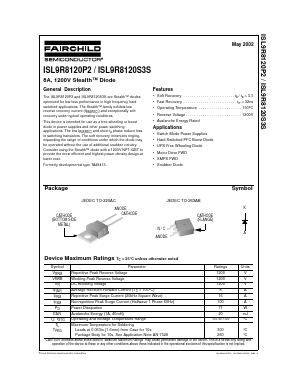 R8120S3S Datasheet PDF Fairchild Semiconductor