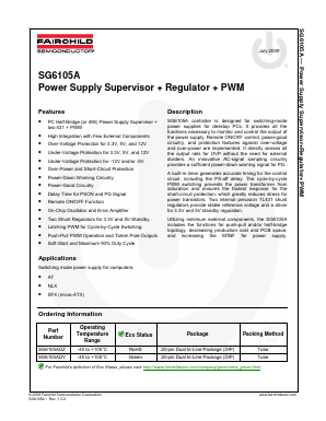 SG6105ADY Datasheet PDF Fairchild Semiconductor