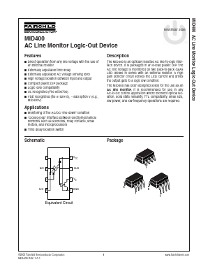 MID400 Datasheet PDF Fairchild Semiconductor