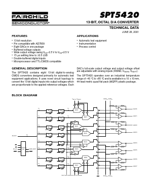 SPT5420 Datasheet PDF Fairchild Semiconductor