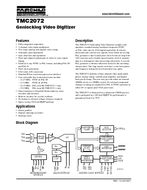 2072KHC Datasheet PDF Fairchild Semiconductor