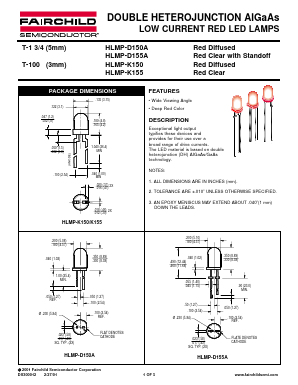 HLMP-D150A Datasheet PDF Fairchild Semiconductor
