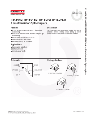 H11AV1TM Datasheet PDF Fairchild Semiconductor