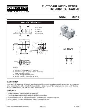 QCK3 Datasheet PDF Fairchild Semiconductor