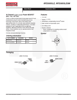 RFD3055LESM Datasheet PDF Fairchild Semiconductor