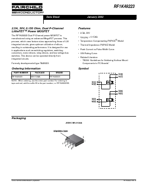 RF1K49223 Datasheet PDF Fairchild Semiconductor