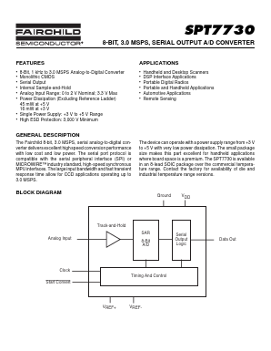 SPT7730 Datasheet PDF Fairchild Semiconductor