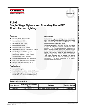 FL6961MY Datasheet PDF Fairchild Semiconductor