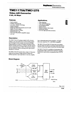 TMC1175AM7C40 Datasheet PDF Fairchild Semiconductor