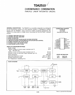 TDA2510 Datasheet PDF Fairchild Semiconductor