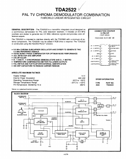 TDA2522 Datasheet PDF Fairchild Semiconductor