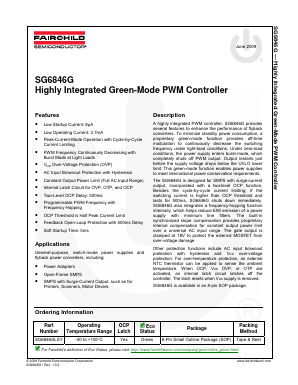 SG6846G Datasheet PDF Fairchild Semiconductor