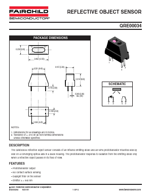 QRE00034 Datasheet PDF Fairchild Semiconductor