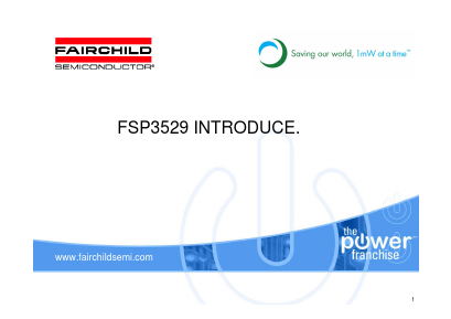 FSP3529 Datasheet PDF Fairchild Semiconductor