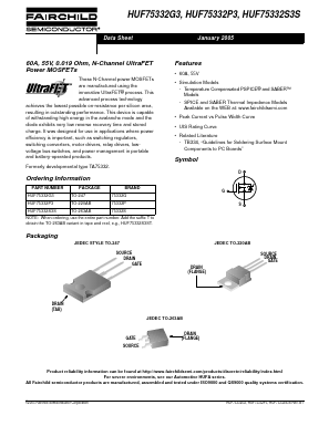 75332P_05 Datasheet PDF Fairchild Semiconductor