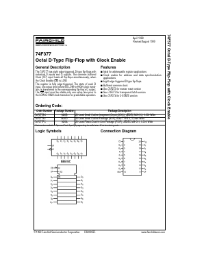 74F377 Datasheet PDF Fairchild Semiconductor