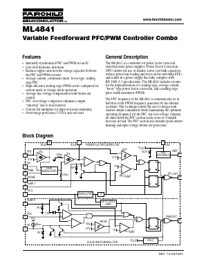 ML4841 Datasheet PDF Fairchild Semiconductor