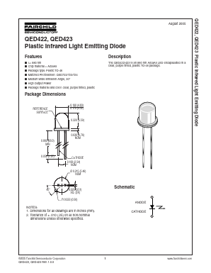 QED422 Datasheet PDF Fairchild Semiconductor