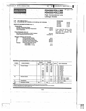 FDH300 Datasheet PDF Fairchild Semiconductor