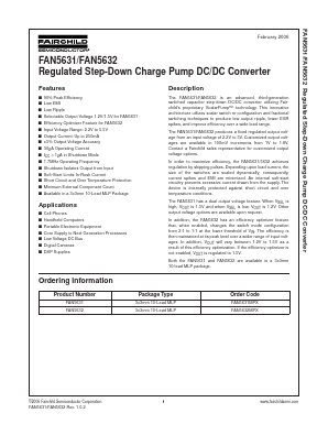 FAN5632 Datasheet PDF Fairchild Semiconductor