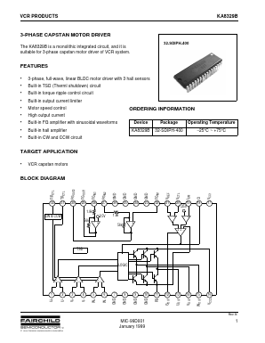 KA8329B Datasheet PDF Fairchild Semiconductor