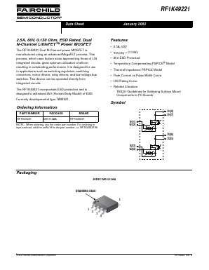 RF1K49221 Datasheet PDF Fairchild Semiconductor