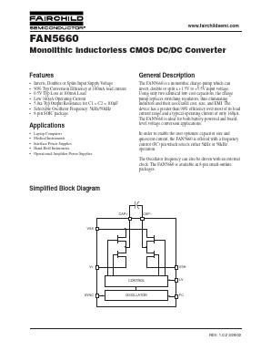 FAN5660 Datasheet PDF Fairchild Semiconductor