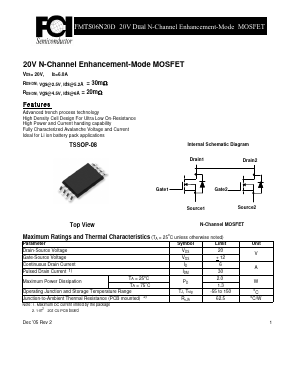 FMTS06N20D Datasheet PDF First Components International