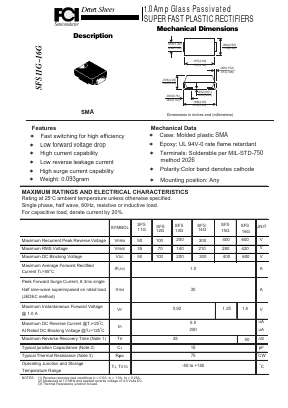 SFS12G Datasheet PDF First Components International