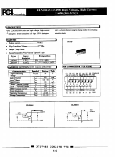 UNL2803 Datasheet PDF First Components International