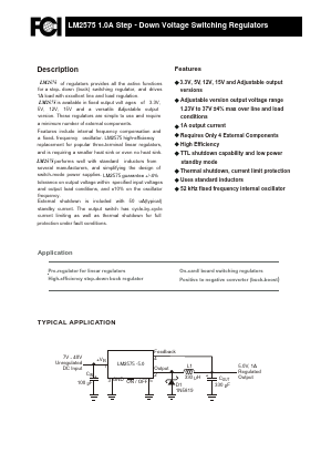 LM2575-12TA5R Datasheet PDF First Components International