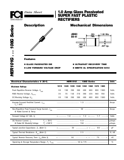 HER106G Datasheet PDF First Components International