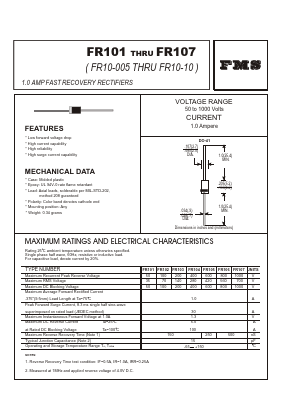 FR104 Datasheet PDF Formosa Technology