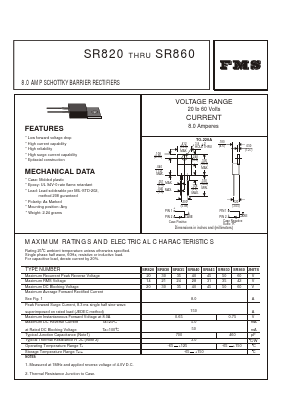 SR835 Datasheet PDF Formosa Technology