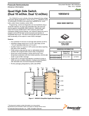 10XS3412 Datasheet PDF Freescale Semiconductor