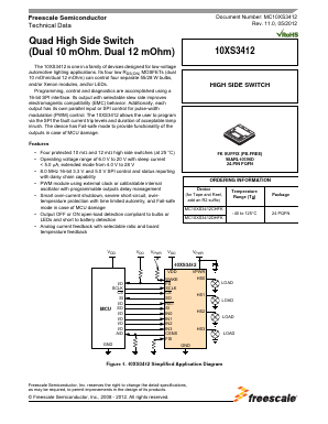 10XS3412 Datasheet PDF Freescale Semiconductor