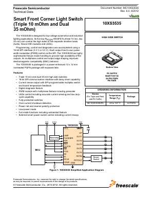 10XS3535 Datasheet PDF Freescale Semiconductor
