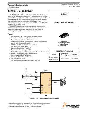 33977 Datasheet PDF Freescale Semiconductor