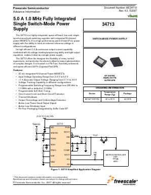 MC34713EP/R2 Datasheet PDF Freescale Semiconductor