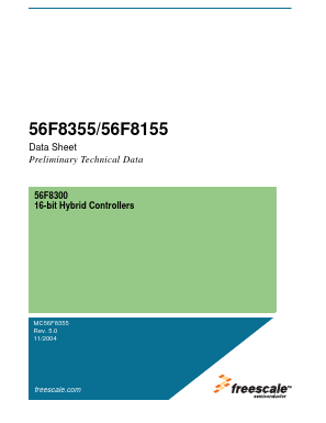 56F8155 Datasheet PDF Freescale Semiconductor