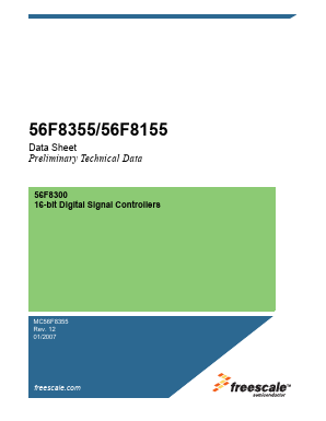 MC56F8355 Datasheet PDF Freescale Semiconductor