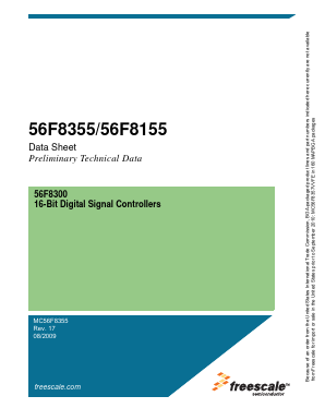 MC56F8355VFGE Datasheet PDF Freescale Semiconductor