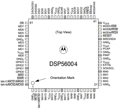 DSP56004FJ50 Datasheet PDF Freescale Semiconductor
