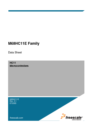 MC68HC11E Datasheet PDF Freescale Semiconductor