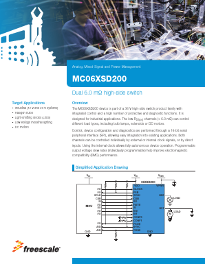 MC06XSD200 Datasheet PDF Freescale Semiconductor