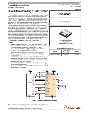 06XSD200 Datasheet PDF Freescale Semiconductor
