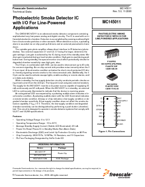 MC145011ED Datasheet PDF Freescale Semiconductor