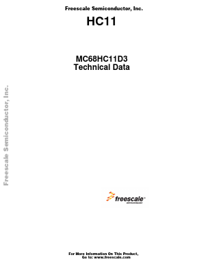 M68HC11E9L Datasheet PDF Freescale Semiconductor